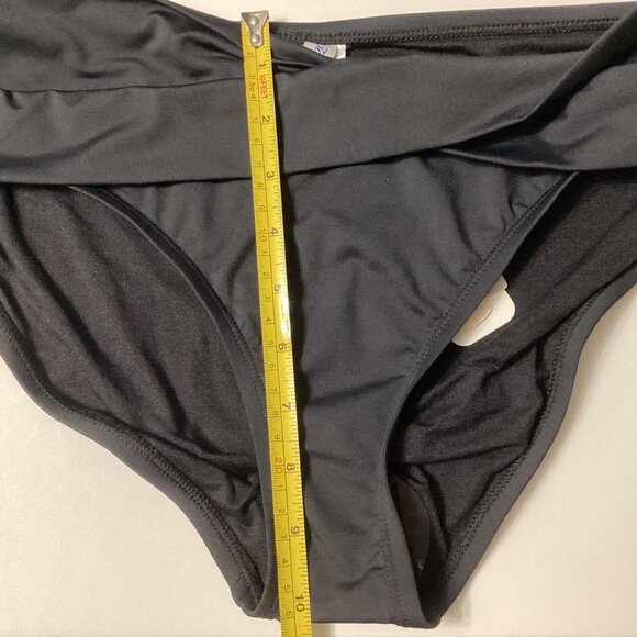 Tommy Bahama Pearl Solids Twist Front High Waisted Bikini Bottom - Picture 6 of 7